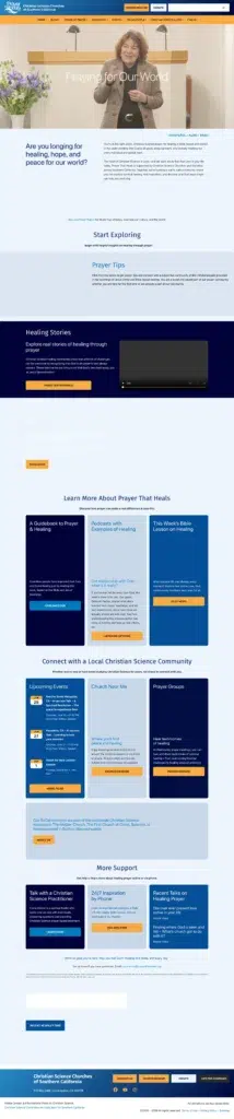 Portfolio: prayerthatheals.org